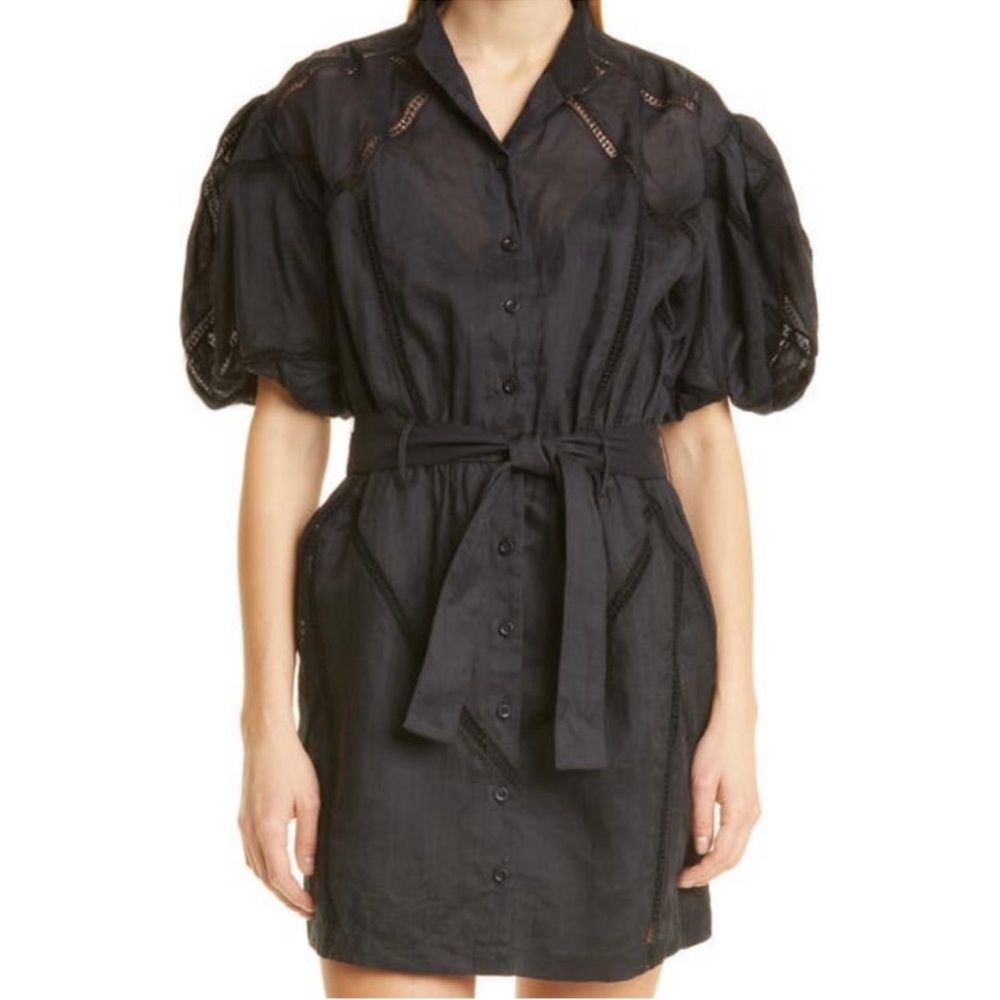 Frame Puff Sleeve Dress